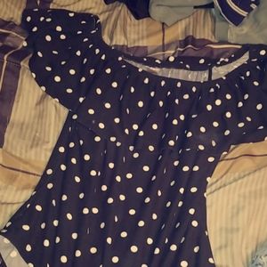 Polka dot body suit